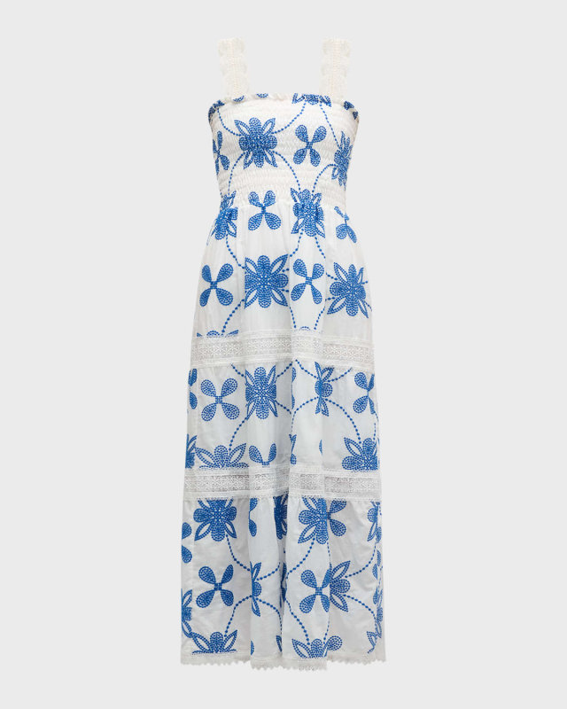 Coco Embroidered Lace Maxi Dress
